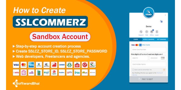 How to Create SSLCOMMERZ Sandbox Account | Step by Step Guide (2025) | SoftwareBhai Tech