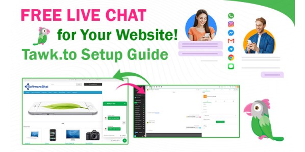 How to Create Tawk.to Free Account and Integrate to Your Website for Live Chat | SoftwareBhai