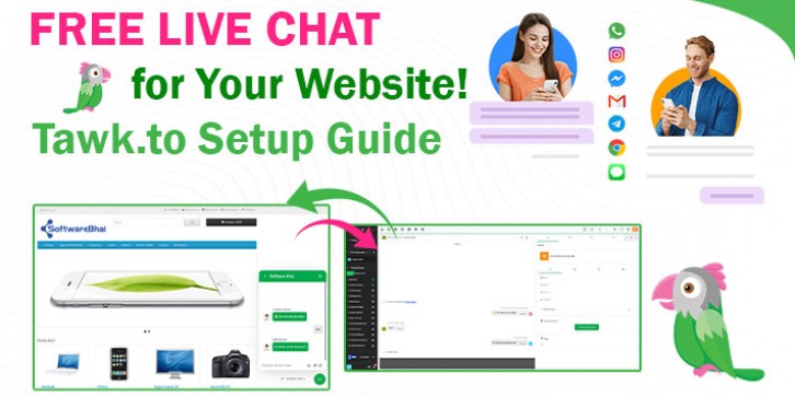 How to Create Tawk.to Free Account and Integrate to Your Website for Live Chat | SoftwareBhai
