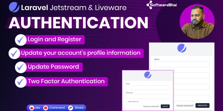 Laravel Auth with Jetstream & Livewire – GitHub Source Code | SoftwareBhai Tech Laravel Auth with Jetstream & Livewire – GitHub Source Code | SoftwareBhai Tech
