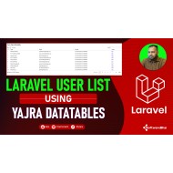 Laravel User List with Yajra DataTables – GitHub Source Code | SoftwareBhai