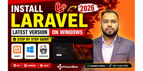 How to Install Laravel Latest Version on XAMPP localhost | Laravel Full Setup Tutorial (2026)