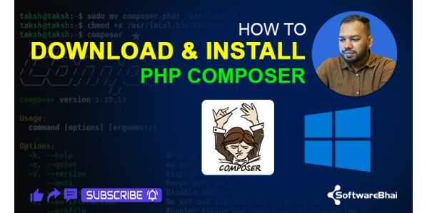 How to Download, Install and Set Up PHP Composer on Windows (Beginner Guide) | SoftwareBhai